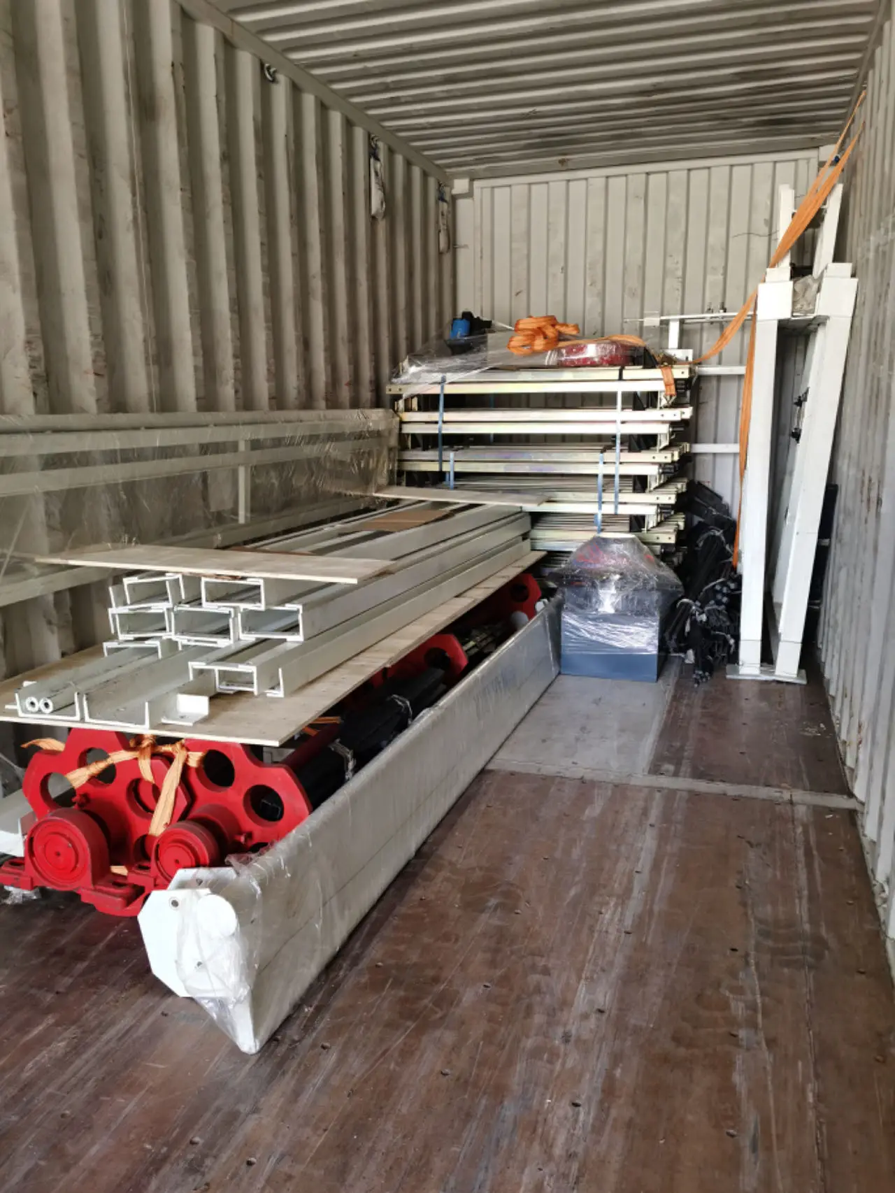 20 Sections Hydraulic Composer Wood Clamp Carrier with Pneumatic Panel Flattener