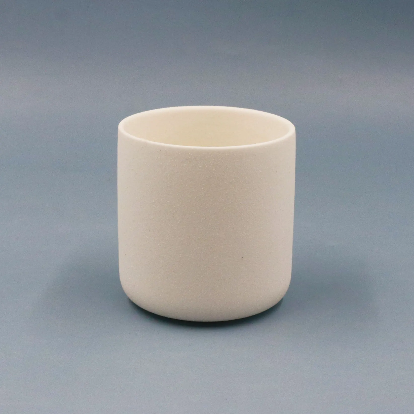 Wholesale Fancy Modern Custom Clay Frosted Craft Ceramic Candle