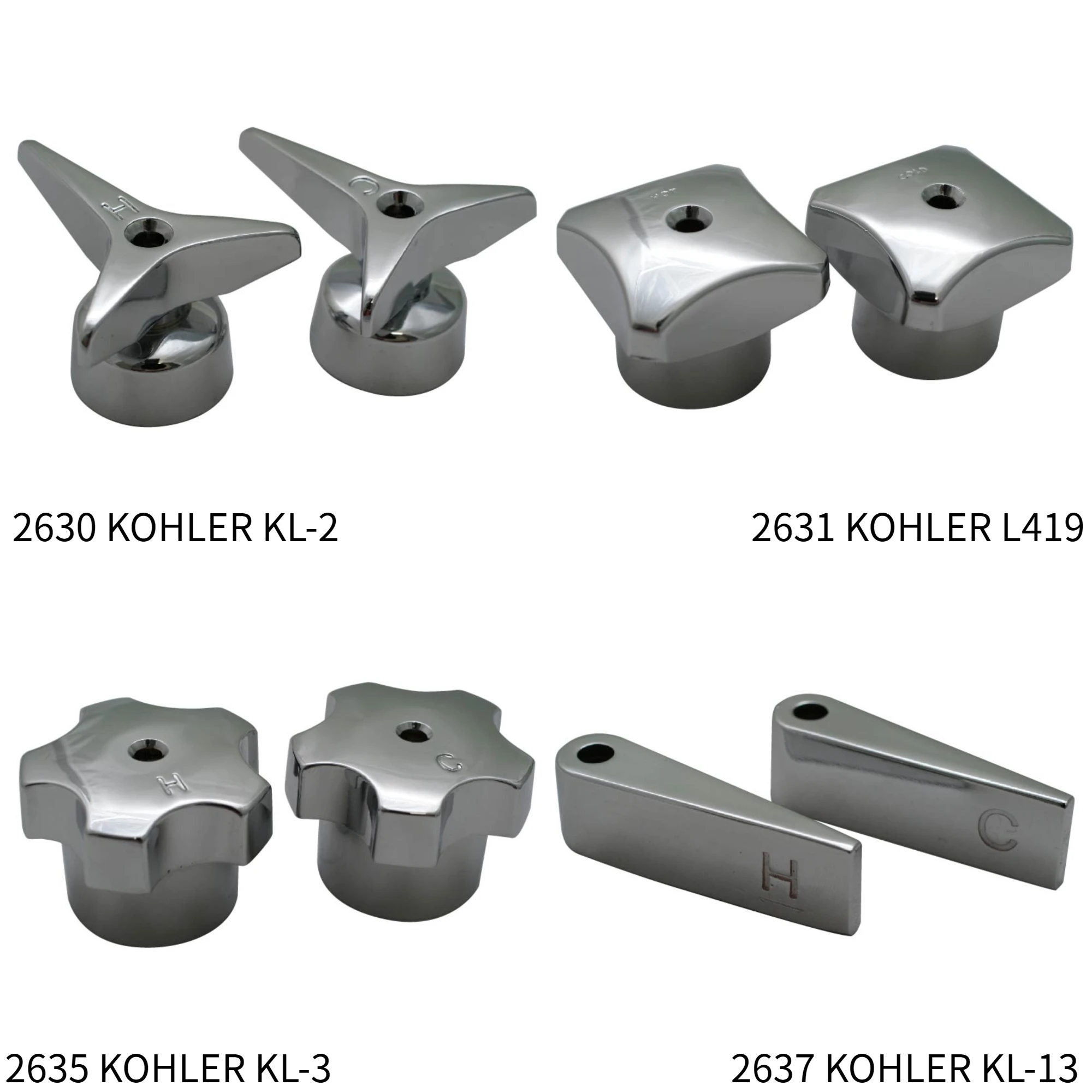 High Quality Wholesale Kl-16 Tap Wash Basin Faucet Zinc Alloy Handle Kit For Kohler