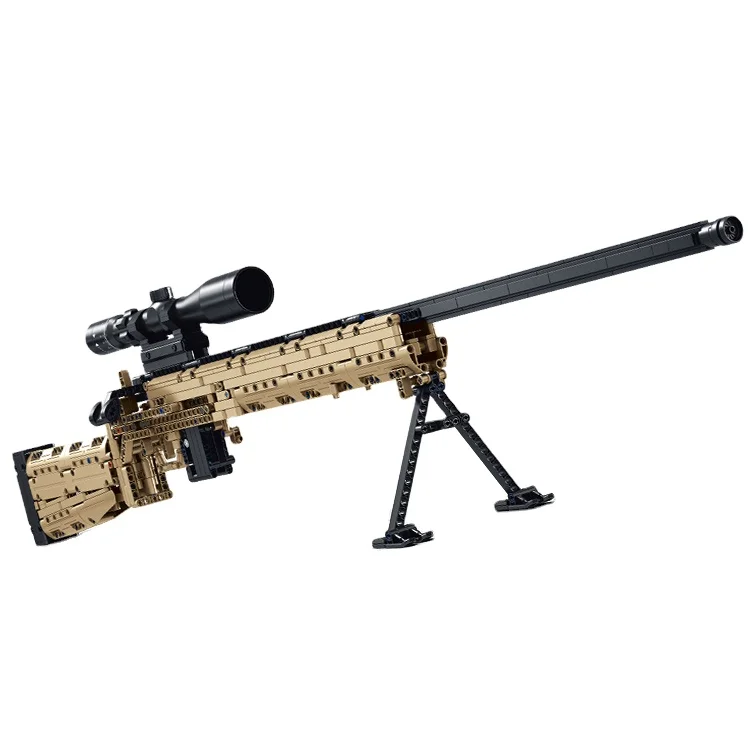 PANLOS 670002 AWM снайперская винтовка 1086 шт. строительные блоки игрушки для детей военный пистолет модели