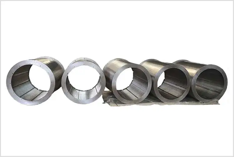 Automatic Johnson Screen Drum Screen Cylinders Profile Bar Filter