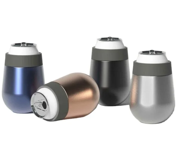 Skinny Can Cooler For Slim Beer & Hard Seltzer | Stainless Steel 12oz Sleeve, Double Wall Vacuum Insulated Drink Holder