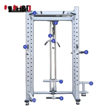 high quality folding adjustable glider flying bird  multi function adjustable power cage for smith machine squat rack