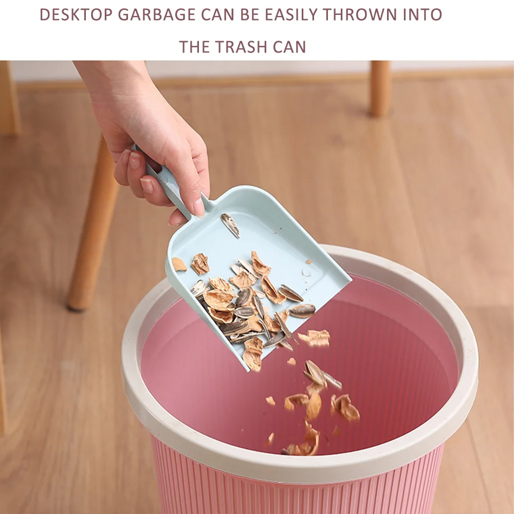 Plastic Mini desktop broom and dustpan set Sweeping Bed Hair Trash Broom Keyboard Brush Broom and Dustpan Set