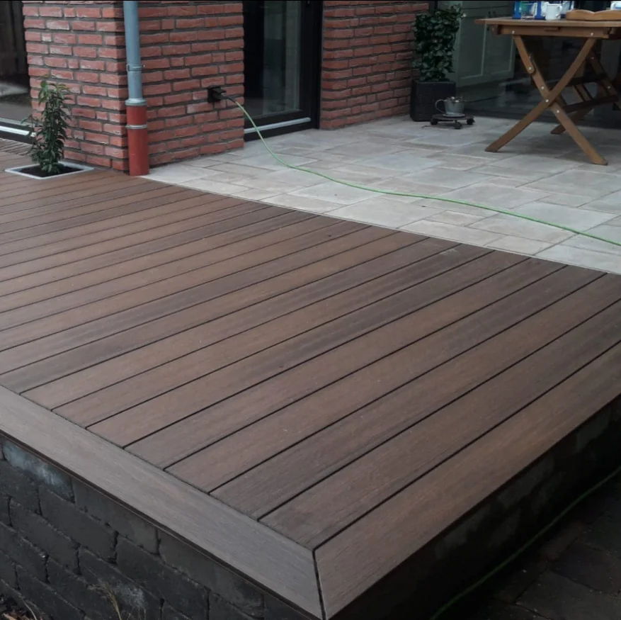 Outdoor Synthetic Wood Plastic Composite WPC Decking