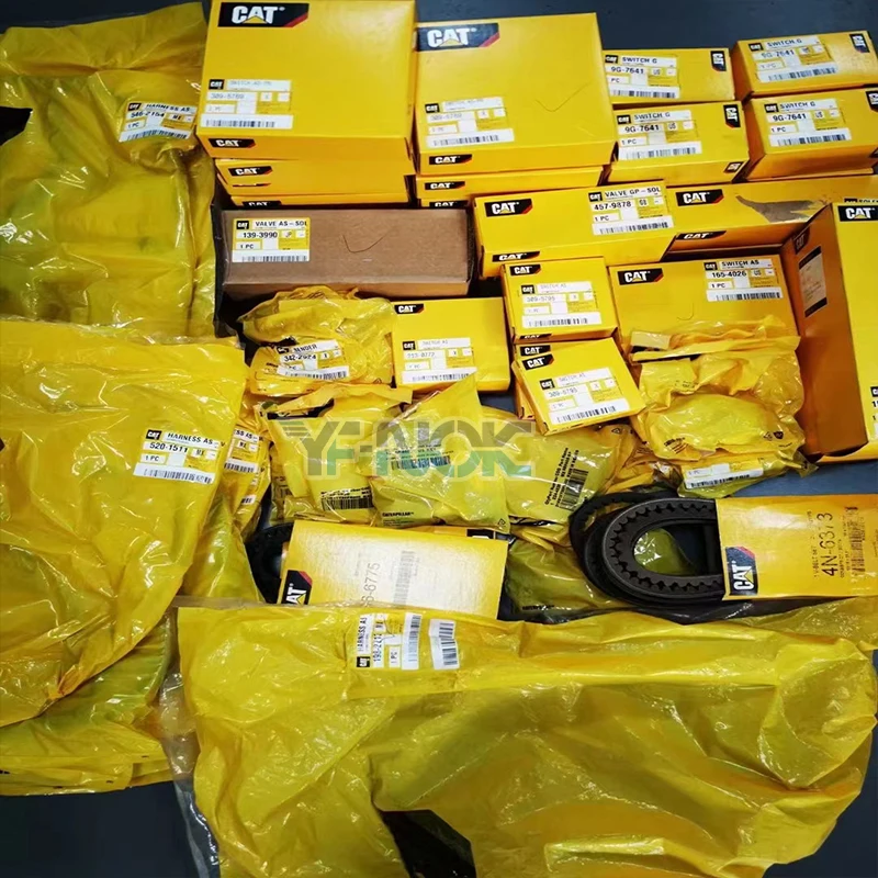 CAT engine parts 3066 C6.4 C6.6 C7 C9 C13 C18 engine repair kit overhaul gasket liner kit, Piston, Cylinder liner assembly