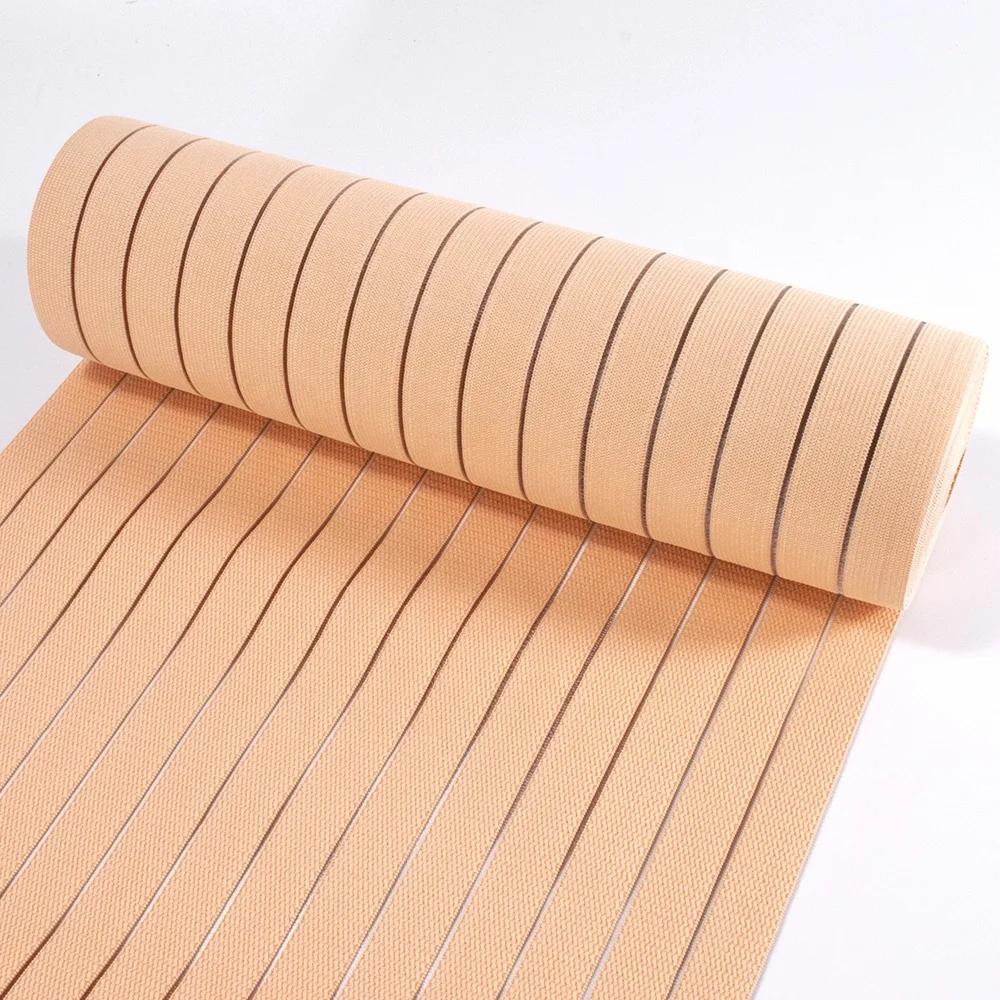 Wholesale colorful fish ribbon nylon breathable soft super wide elastic band for garment accessories