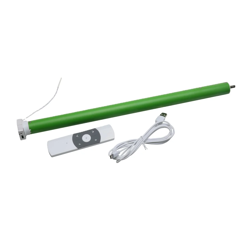 25mm rechargeable Li-ion battery wire free pleated blinds motor