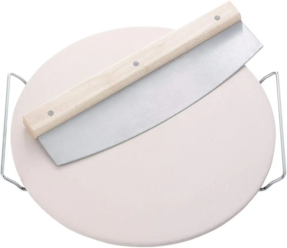 
Hot Selling Ceramic Baking Accessories Baking Sheets Nonstick Barbecue Tool Pizza Cutter Set 