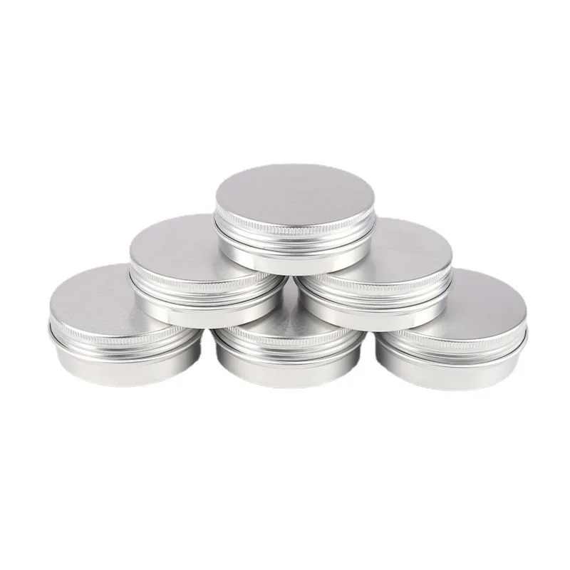 5g 10g 15g 20g 30g 50g 60g 100g Silver rose gold white black Aluminum Tin aluminium can candle tin