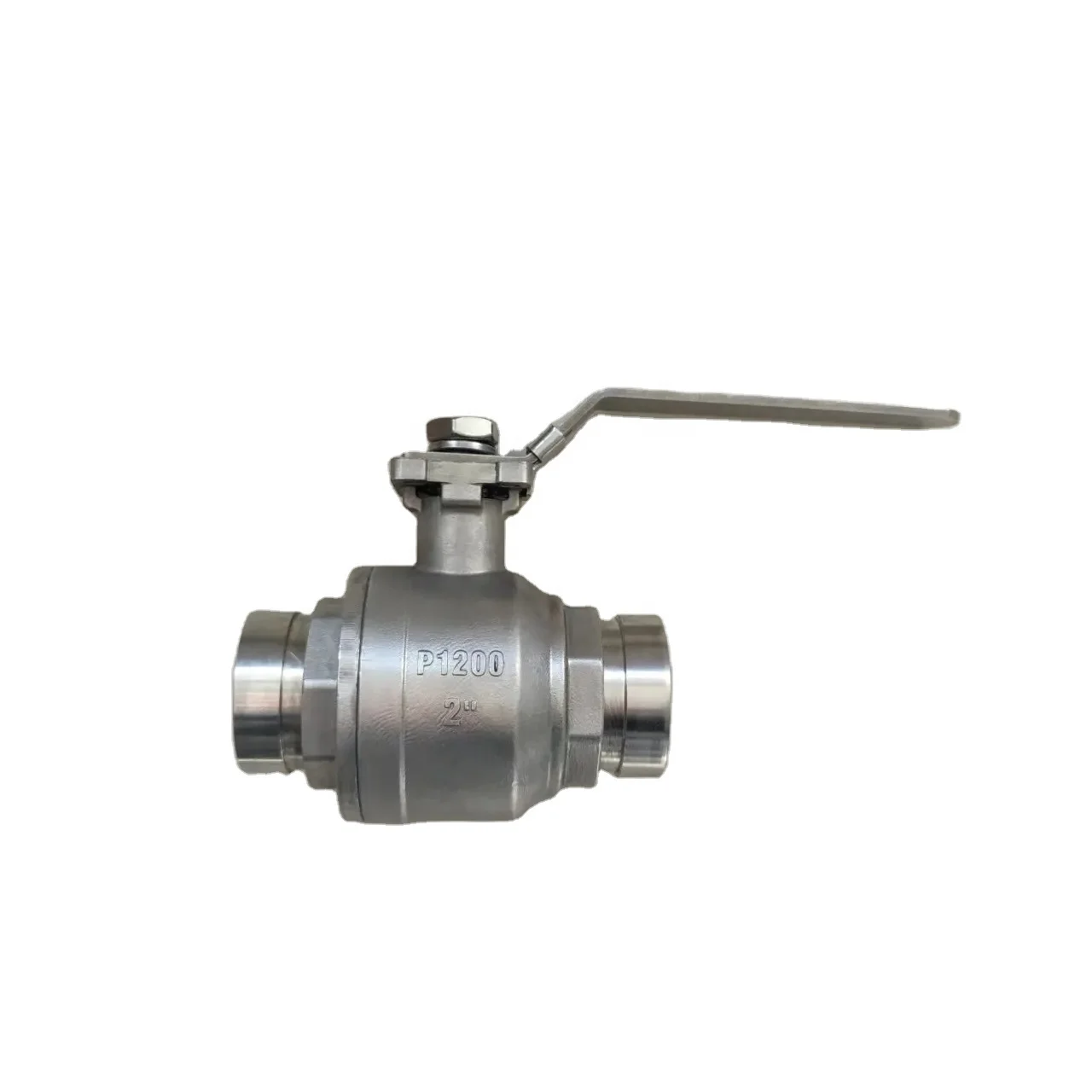 1200PSI High Pressure Super Duplex SS2507 2PCS Grooved Ball Valve with Top Mounting Plate