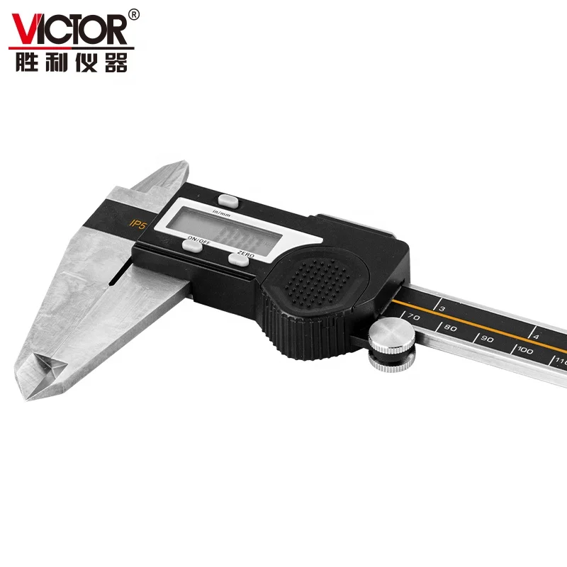 VICTOR 5300 Electronic Digital Vernier Caliper 150mm 200mm 300mm Range Easy to Measure Length Depth Inner Outer Diameter Read