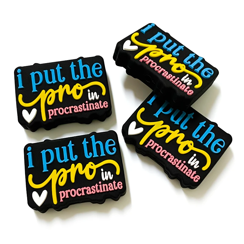 Wholesale Custom  procrastinate Baby Teether Focal Beads Food Grade Cup Silicone Focal Beads for key chain