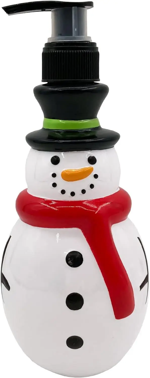 Wholesale In-Stock 350ML Christmas Home Series Santa Claus & Snowman Theme Cross-Border Empty Christmas Holiday Supplies Bottle