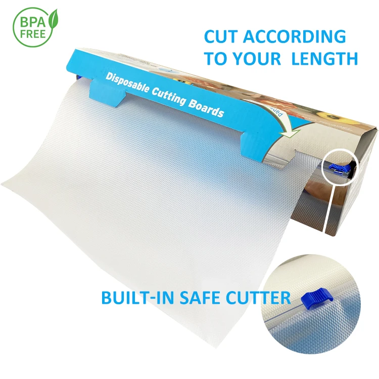 Пластиковая одноразовая разделочная доска