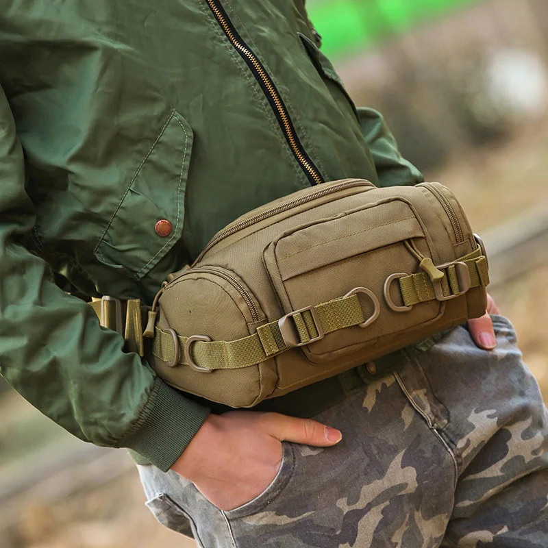 Tactical Fashion Outdoor Designer Belt Bum Bag Sport Waterproof Custom Fanny Pack Waist Bag