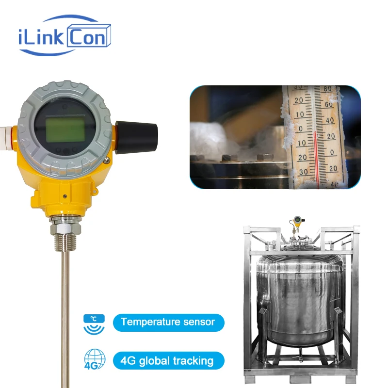 ILinkCon 19000 мАч Global 4g танк контейнер мониторинг трекер (Бесплатная глобальная Sim-карта) Gps датчик температуры