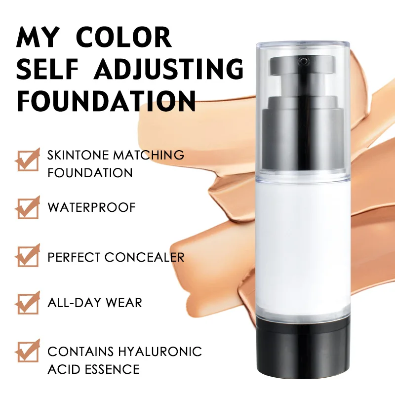 Make up Foundation Color Changing Foundation for All Skin Korean Cream Foundation Private Label Custom