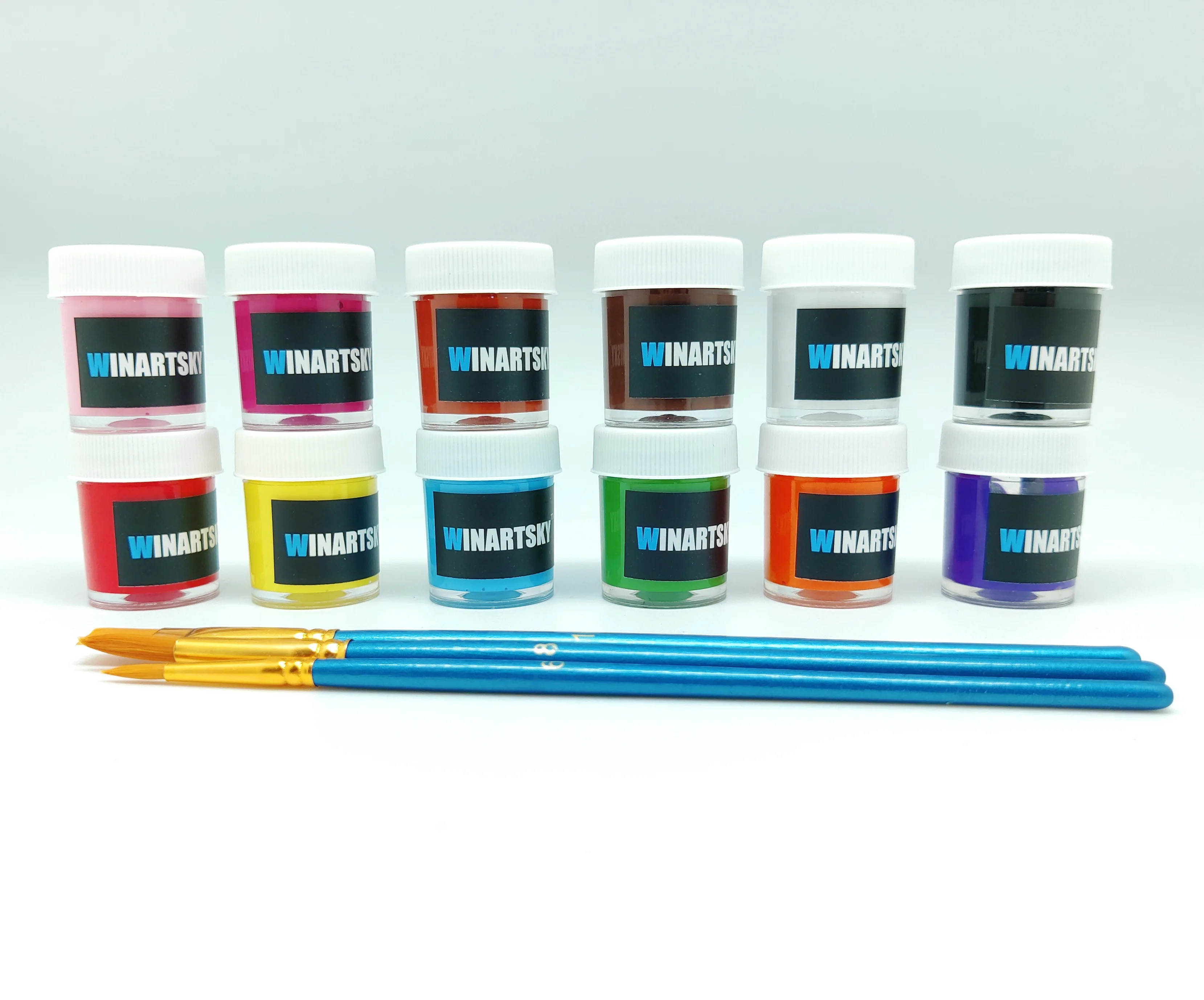 12 Colors 15ml Washable Tempera