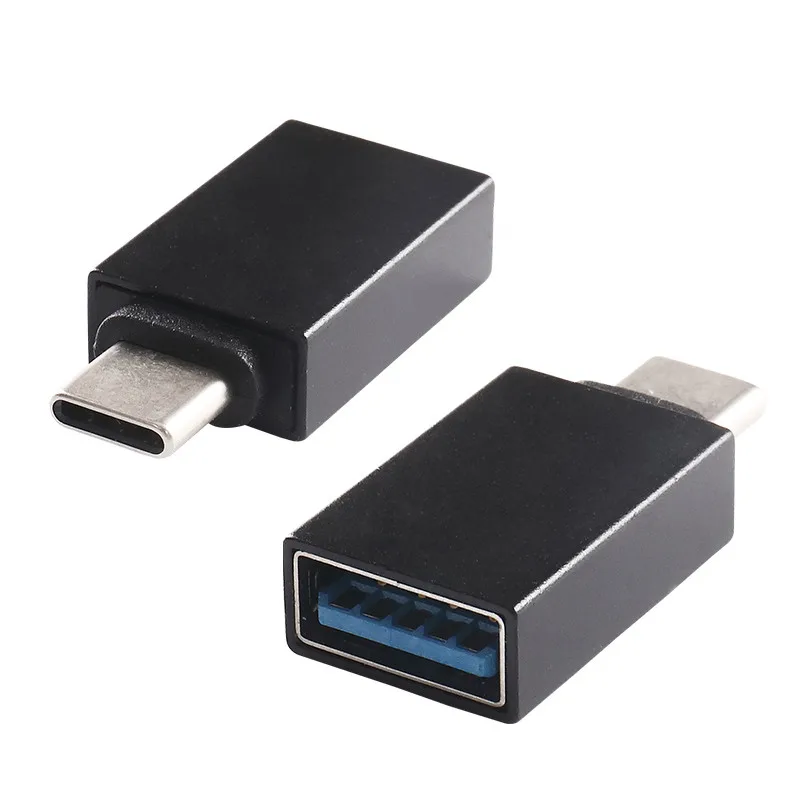 USB OTG adapter usb 3.0 type c male to USB female  5Gbps OTG BLACK  BC conductor adapter