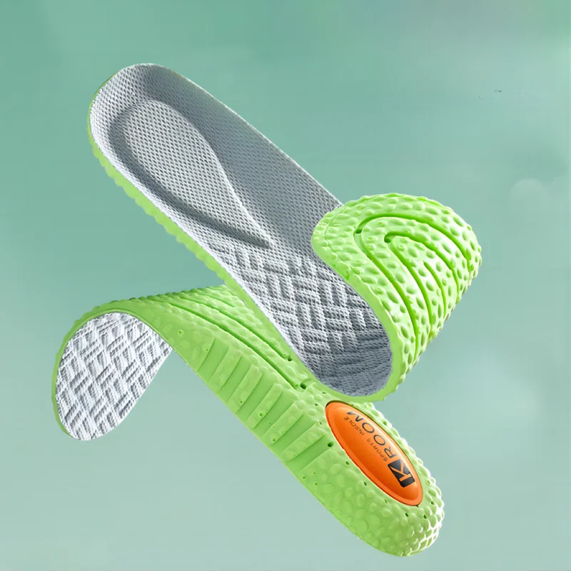 Super soft air cushioning sports insole  massage for both men and women  sweat-absorbing odor-proof wormwood basketball insole