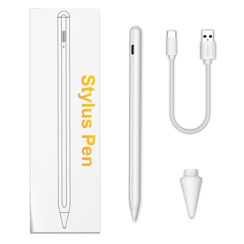 Модный и легкий Магнитный ладонь-доказательство емкостный стилус Typ C наклона рисунок активная ручка для iPad