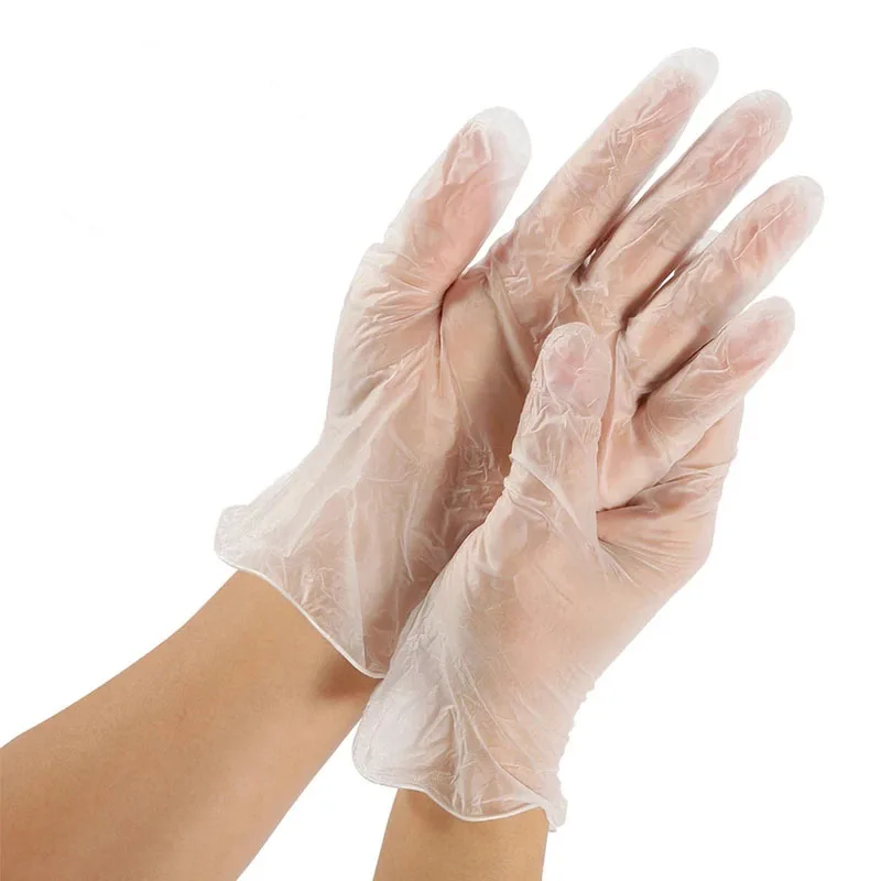 High Quality Food Grade Transparent powder free latex free Vinyl  PVC Gloves