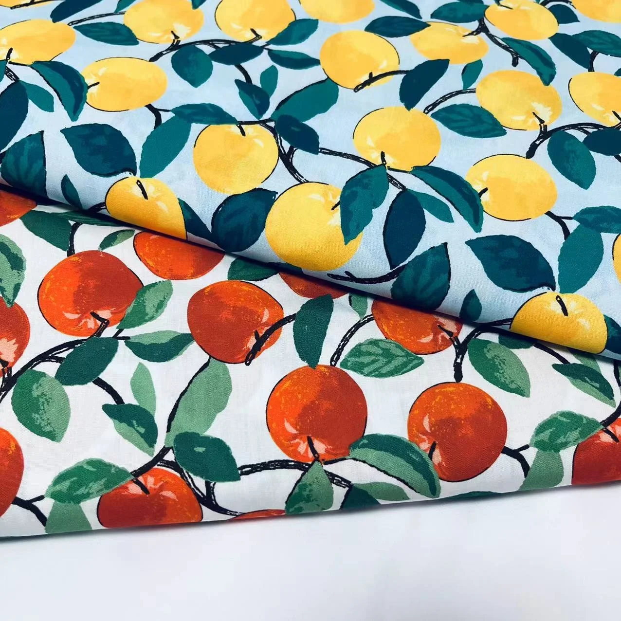 custom girl kids cotton print thong  panties eco printed floral Rabbits fabric for baby clothing dress skirts blouse