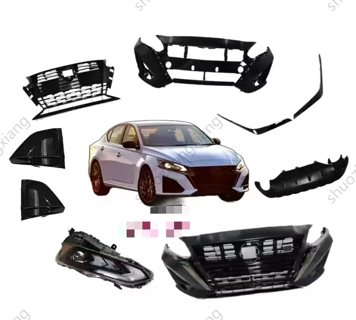 Оптовая продажа от производителя автозапчасти обвес автомобиля передняя решетка переднего бампера 2023 Передняя запчасти для