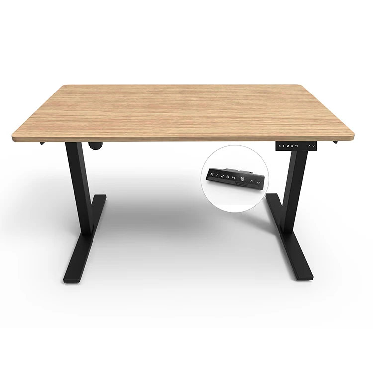 Современный одномоторный стол с 2 ножками и регулировкой высоты офисный эргономичный компьютерный подъемом вверх вниз