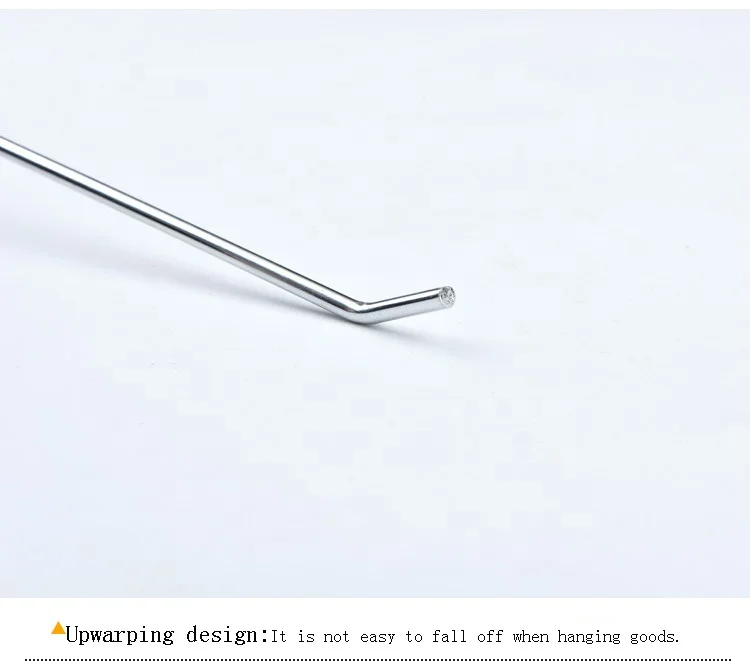 High quality Wholesale various style supermarket display metal hanging pegboard hook