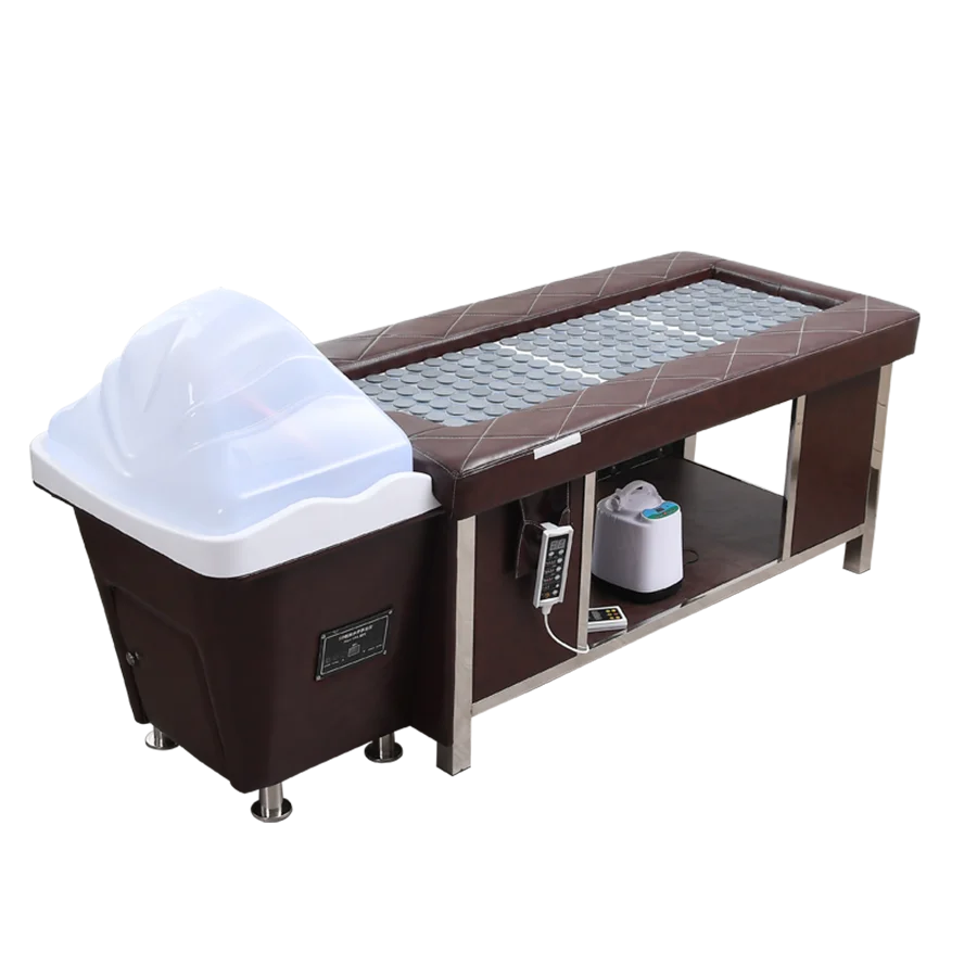 Moxibustion Hair SPA Shampoo Fumigation Hydrotherapy Circulating Moxa Supported Equipment Water Circulation Shampoo Bed