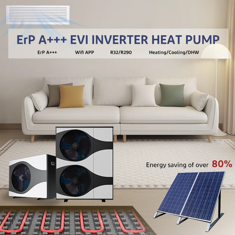 GuangDong 18kw 24kw Wifi Control Tyn-35 Thermodynamic Solar Heat Pump Water Pump For Air Cooler Chauffe Eau Solaire