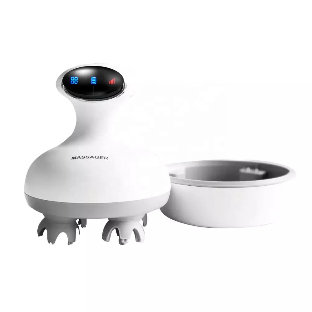 Electric Wholesale Mini Head Hair Scalp Massager Shampoo Brush Silicone Pet Shower Head Massage Automatic Head Brush Machine