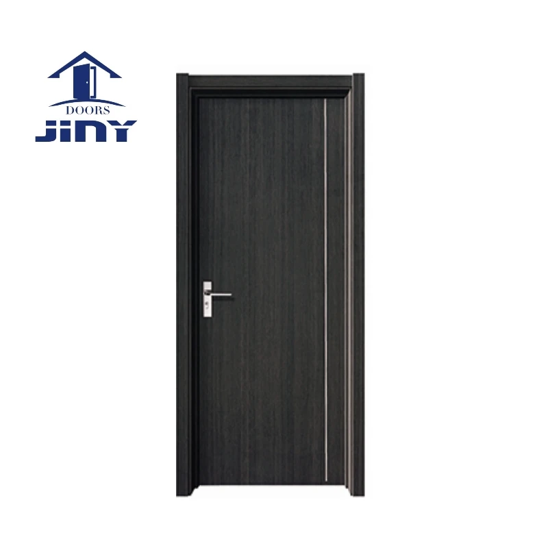 Jiangshan Factory Supplied Main Door Designs PVC MDF Composite Wood Doors MDF Panel for Apartment Office