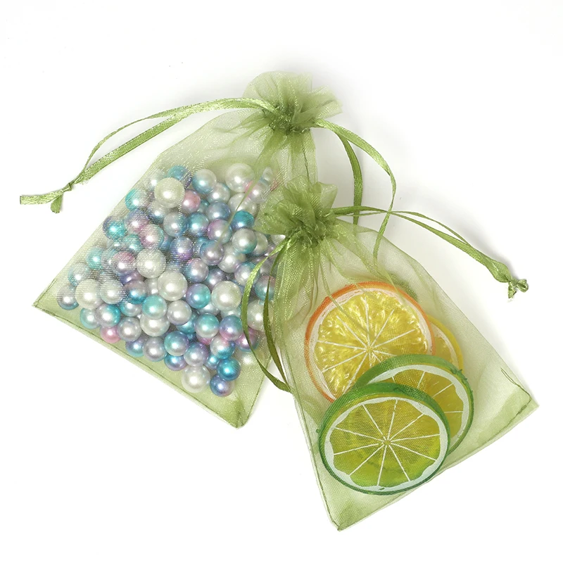 3x4 lavender sheer organza gift bags