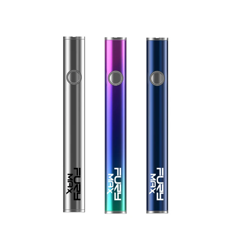 OEM Fury Max низкая цена вейп 350 мАч предварительный нагрев лучший аккумулятор CBD