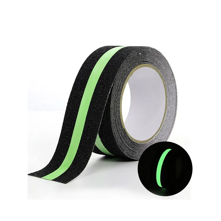 Wear Resistant Reflective exterior non-slip anti slip tape wholesale black PVC safety non slip tape