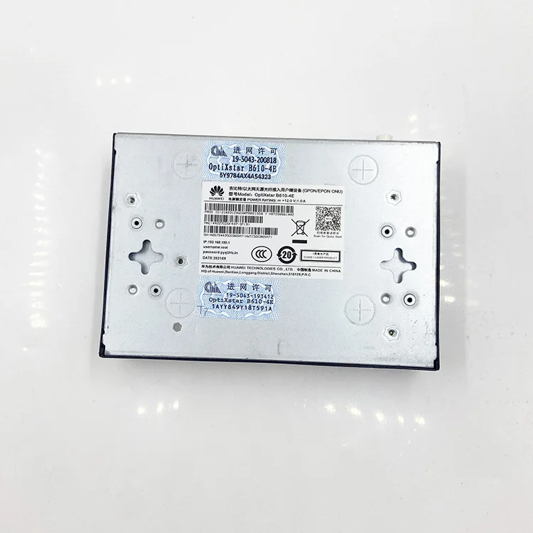 OptiXstar B610-4E H W 4GE  XPON GPON EPON ONT Router Passive optical fiber FTTH 5G Network WIFI access to user-end equipment