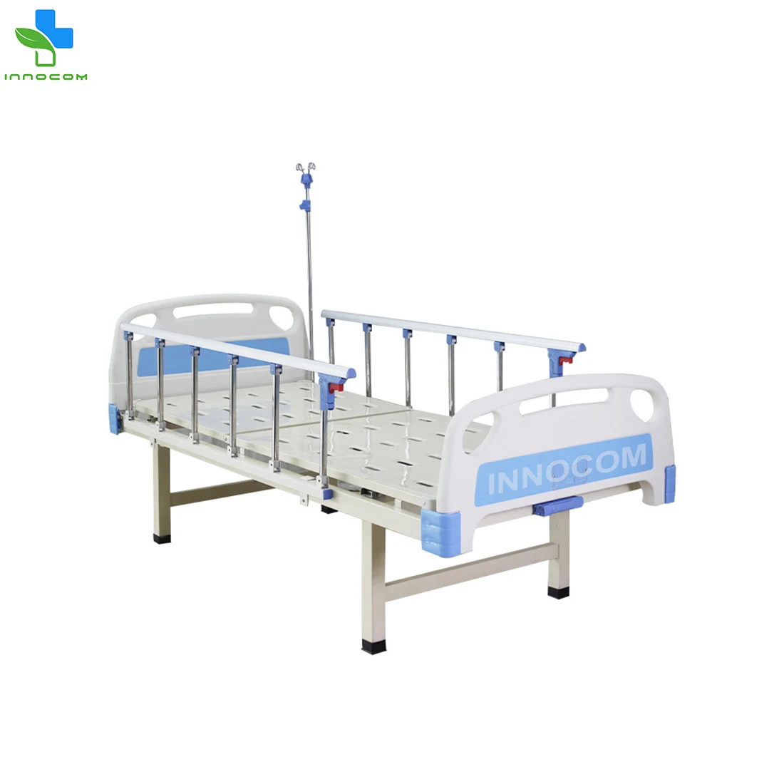 Best-selling flat-surfaced single manual crank care bed with a sturdy frame and easy crank operation for reliable performance