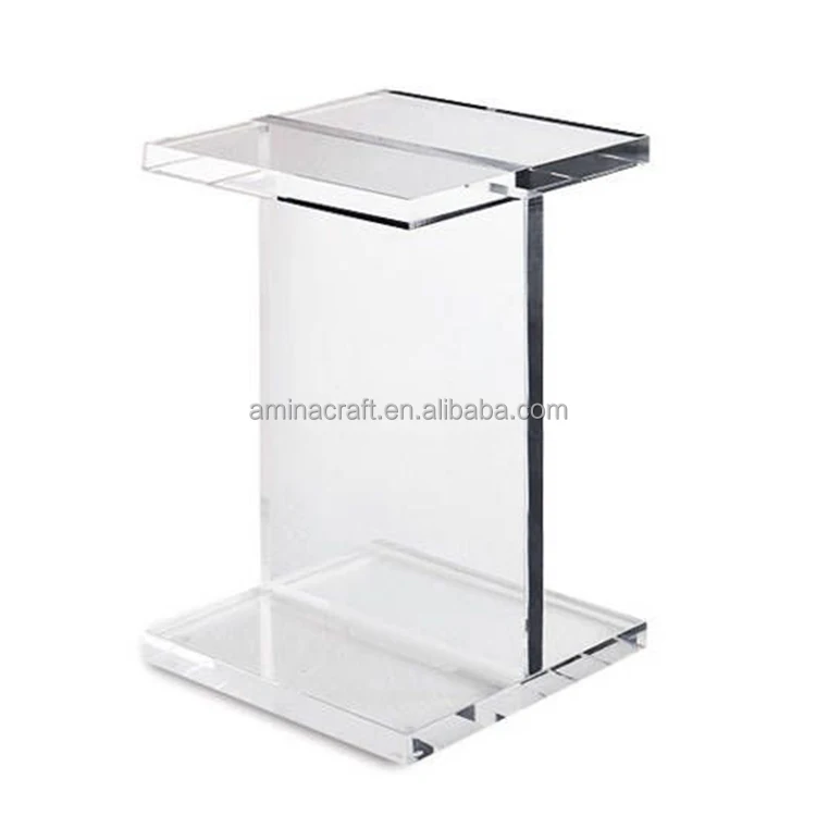 Amina Craft Wholesale Modern Acrylic Furniture Glass Top Clear Acrylic Console Table