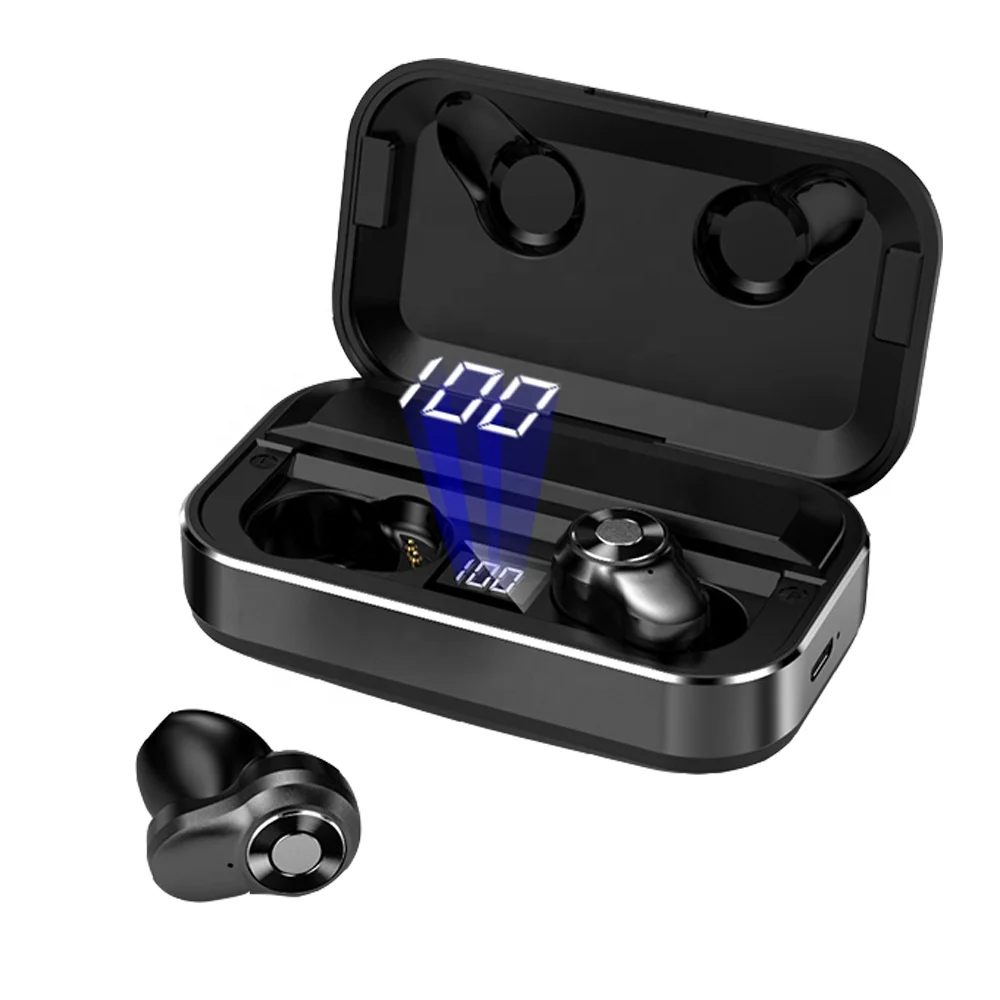 Новое поступление, A6 TWS наушники со светодиодным дисплеем, беспроводные наушники-вкладыши с функцией громкой связи, наушники-вкладыши с внешним аккумулятором