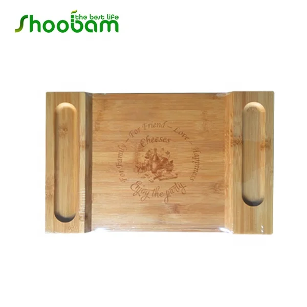 Bamboo Cheese Board Large Charcuterie Platter and Serving Tray