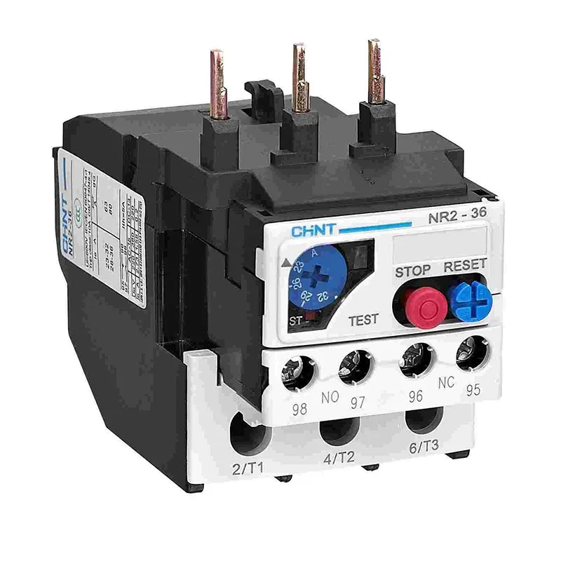 CHNT NR2 Series Thermal Overload Relay NR2-25 4-6A NR2-25 5.5-8A NR2-25 7-10A NR2-25 9-13A NR2-25 12-18A NR2-25 17-25A