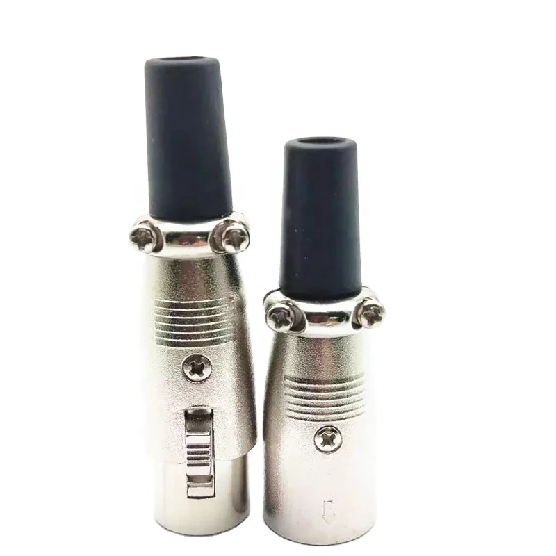 Male & Female 3 4 5 6 7 Pin XLR Microphone Audio Cable Plug Connectors Cannon Cable Terminals