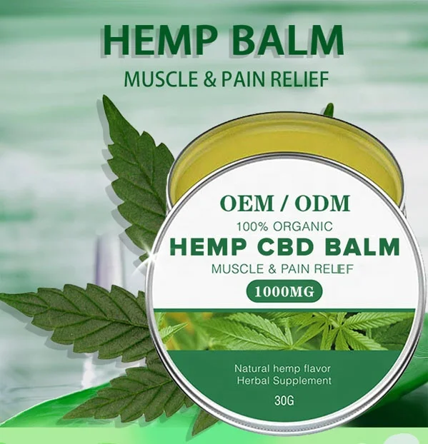 All Natural Ointment Extract, Relieves Body Discomfort, High Quality Hemp Balm