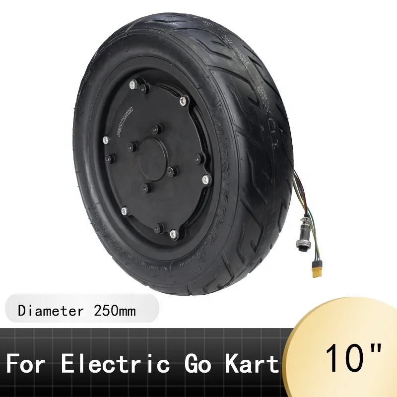 10 дюймов безщеточный мотор для центрального движения колеса картинг Запчасти для электрического Гонки Картинг
