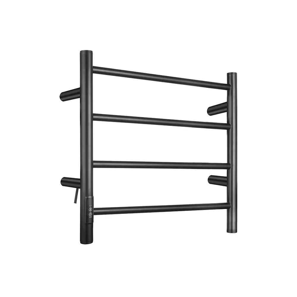 Factory Direct Hotel Bathroom Electric Heating Smart Towel Rack Ladder Style Natural Bath Stand Towel Rack
