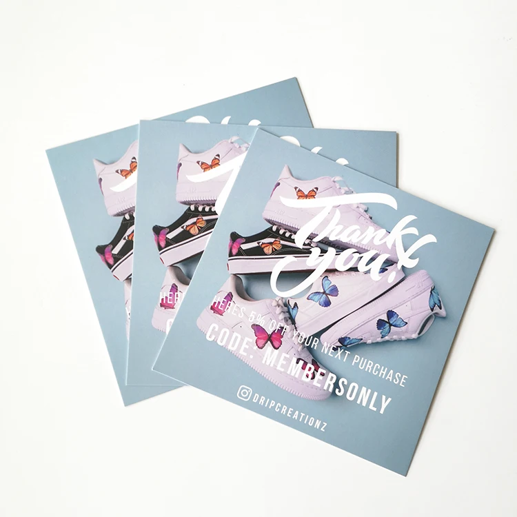 300gsm Paper Card Glossy/Matte finish Postcard Customized Printing Business Card