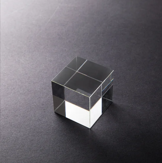 KS-002 top quality crystal cube inside carving Taj Mahal paperweight